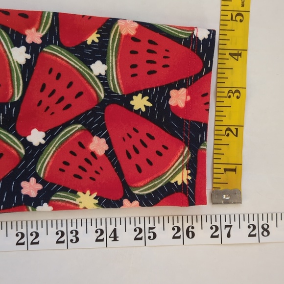 LulaRoe Watermelon Leggings TC2 Red Pattern - Picture 11 of 11